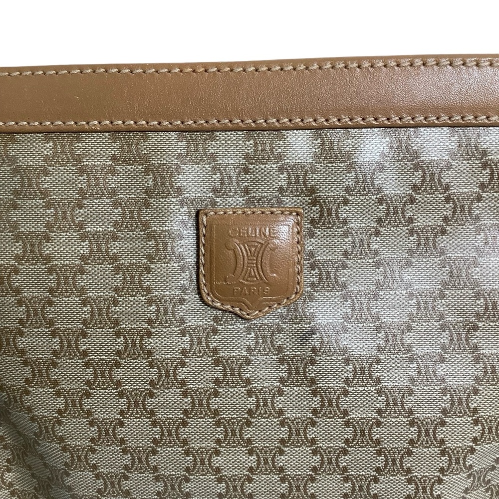 Celine Macadam Brown Monogram Clutch Vintage - Picture 3 of 15